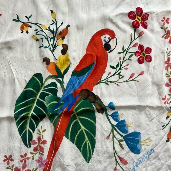 Farm Rio Silk Scarf - Picture 2 of 4